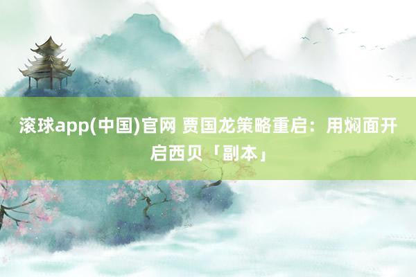 滚球app(中国)官网 贾国龙策略重启：用焖面开启西贝「副本」