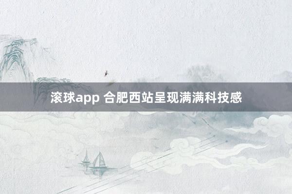 滚球app 合肥西站呈现满满科技感