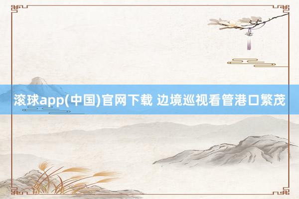 滚球app(中国)官网下载 边境巡视看管港口繁茂