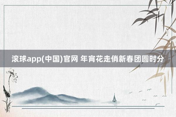 滚球app(中国)官网 年宵花走俏新春团圆时分